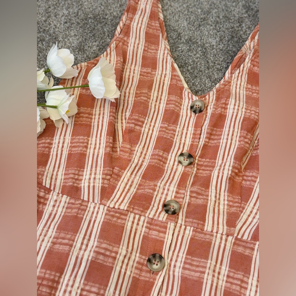 Maurices Women’s Sleeveless Plaid V-Neck Sundress - Picture 3 of 7